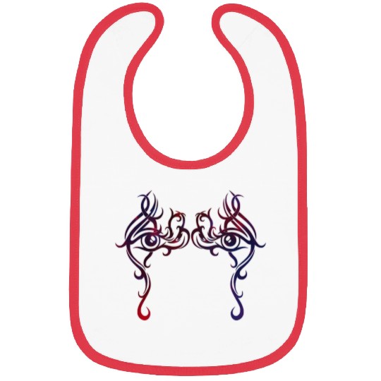 dessin tribal face Bibs
