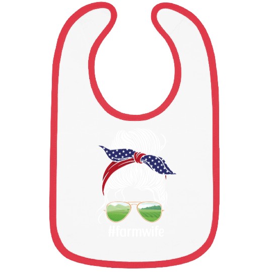 Farming Farmer Girl Wife Sun Bibs