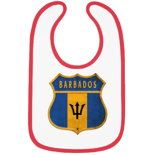Barbados coat of arms flag design Bibs