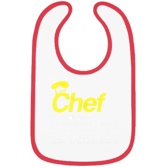 Chef Definition Stationery Bibs