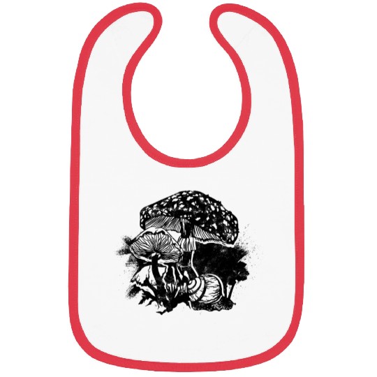 Mushrooms - mushroom hunting Bibs