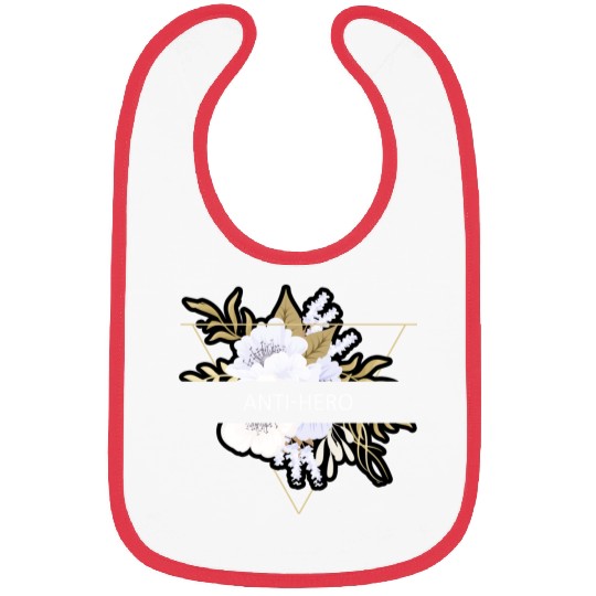 Anti-Hero Flower Text Gift Music Fan Lover Bibs