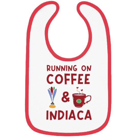 Running on coffee and Indiaca, sports design Bibs