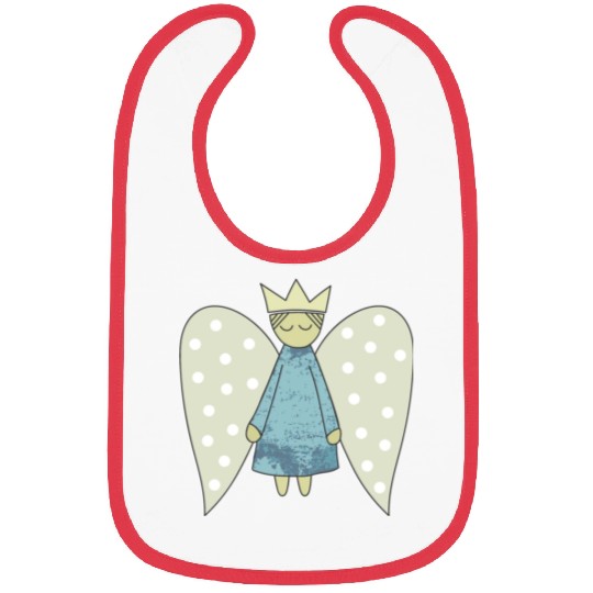 The Flight of the Christmas Angel Bibs