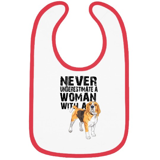 Beagle Never Underestimate Bibs