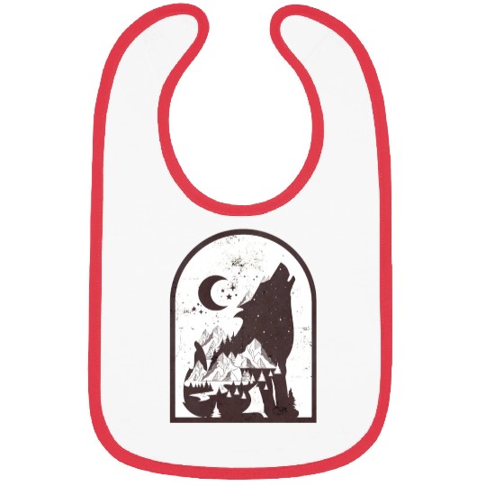 night wolf Bibs
