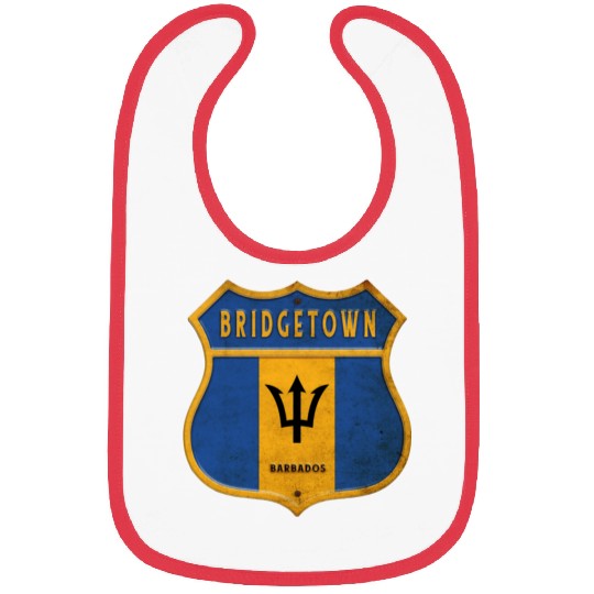 Bridgetown Barbados coat of arms flag design Bibs