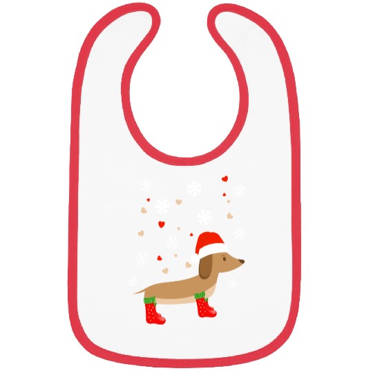 dachshund winter Bibs