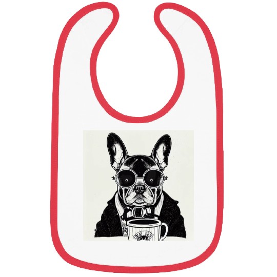 I love dog and coffee Bibs