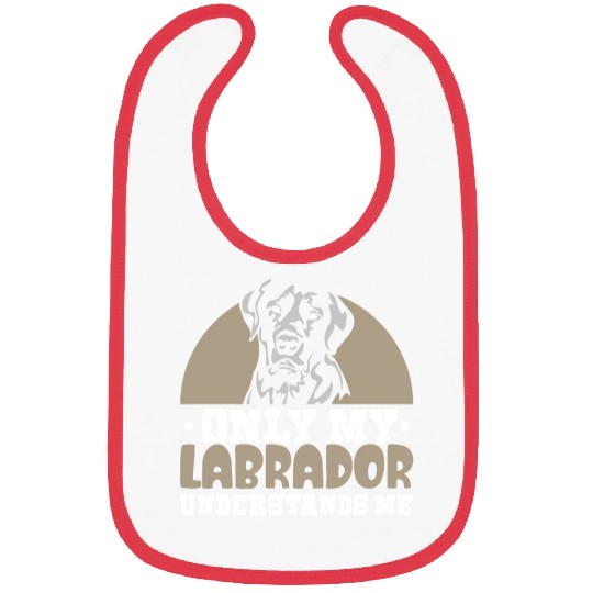 Labrador and like maybe 3 people Bibs