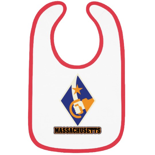 US States MASSACHUSETTS Bibs
