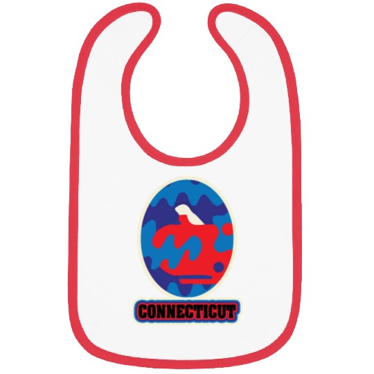 US States CONNECTICUT Bibs