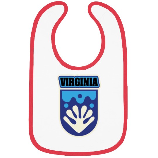US States VIRGINIA Bibs