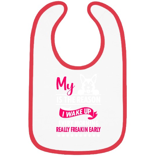 My German Shepherd Reason I Wake Up Bibs