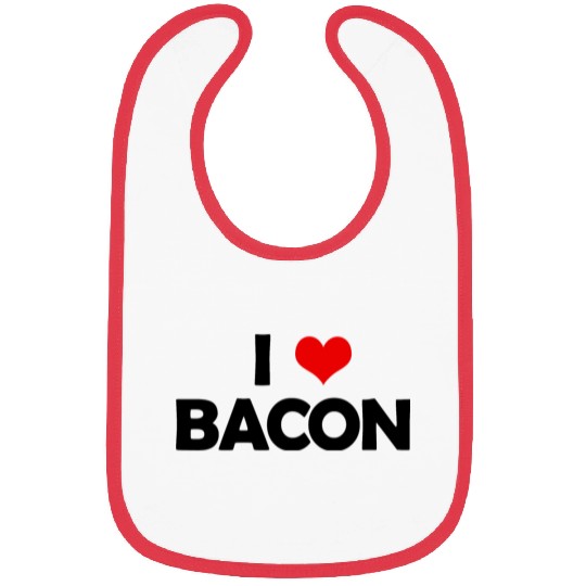 I Love Bacon Bibs
