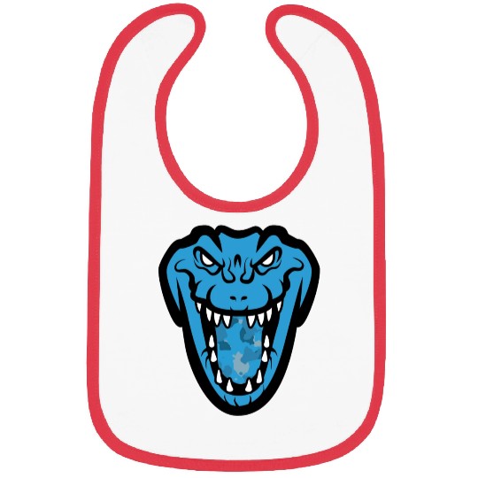 Dragon Face Military Blue Bibs