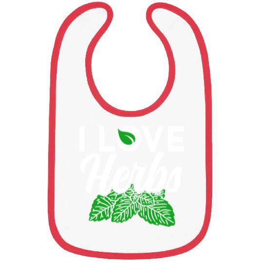 I Love Herbs Herbalist Gardening Herbalism Herb Bibs