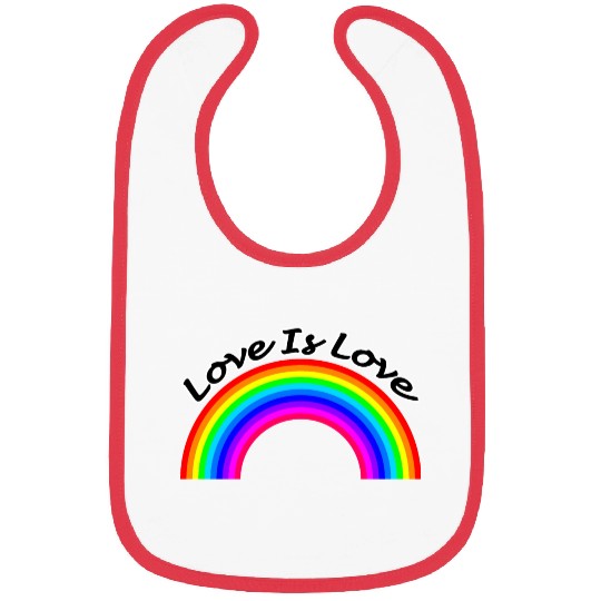 Love is Love Bibs