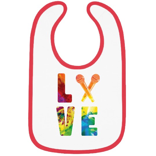 Karaoke Singer Microphone Vocalist Bibs