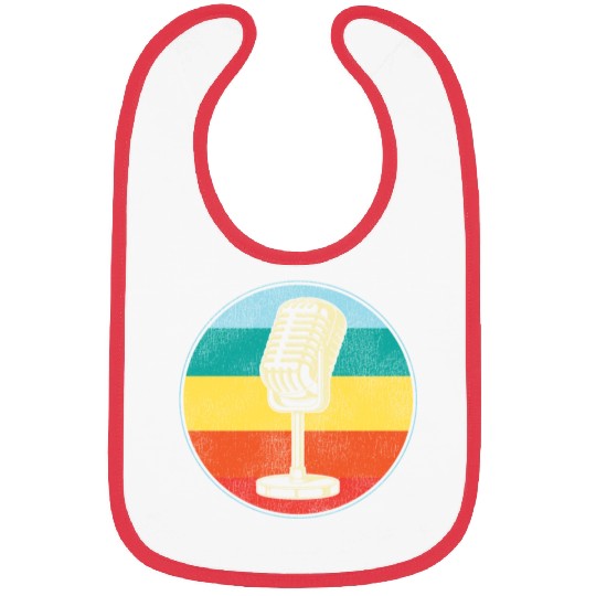 Karaoke Singer Microphone Vocalist Bibs