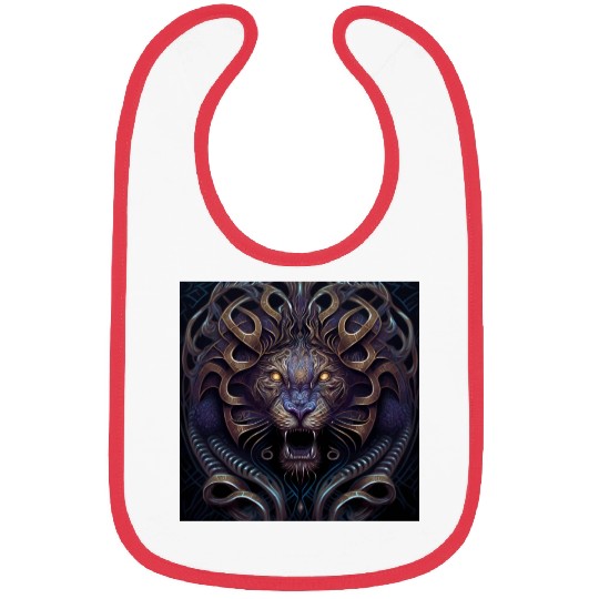 Dark Fantasy Lion Version 5 Bibs
