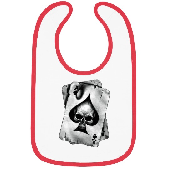 Ace of Skulls Death Cards Vietnam Bibs