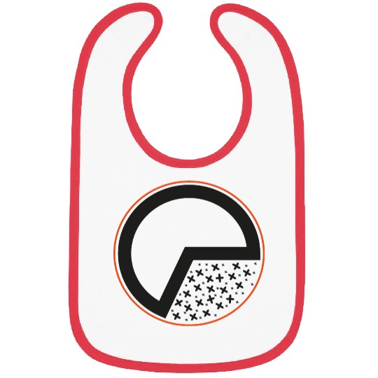 half circle art design illustration Bibs