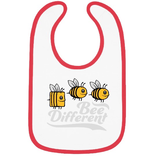 bee different saying quote Bibs