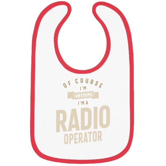 Radio Operator Job Occupation Birthday Worker Bibs