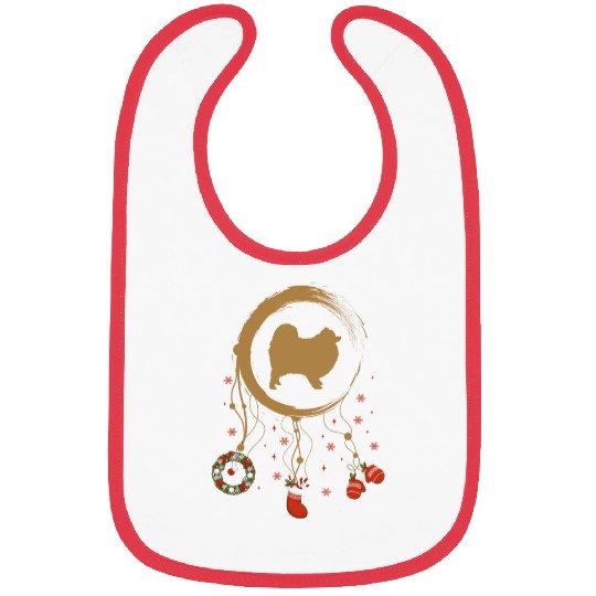 dog dreamcatcher Christmas Pomeranian Bibs