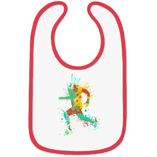 Splash running jogging man Bibs