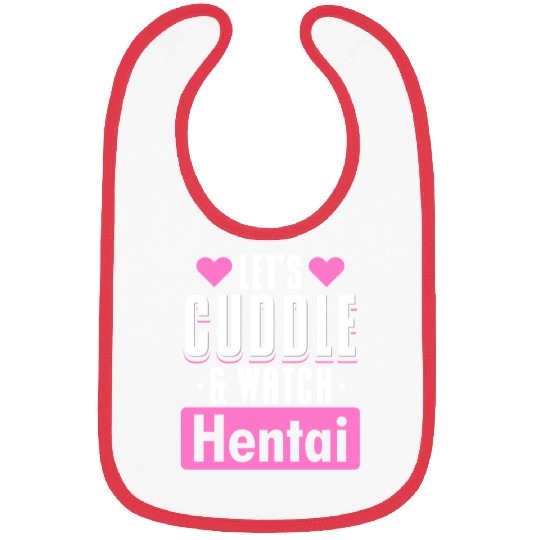 Let's Cuddle And Watch Bibs