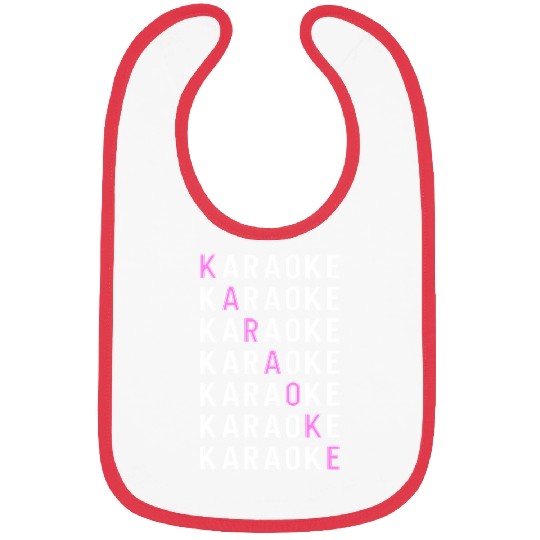 Karaoke Singer Karaoke Bibs