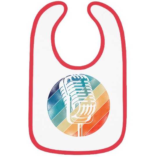 Karaoke Singer Microphone Vocalist Bibs