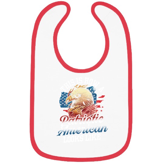 This Is How A Patriotic American Looks Like US Bibs