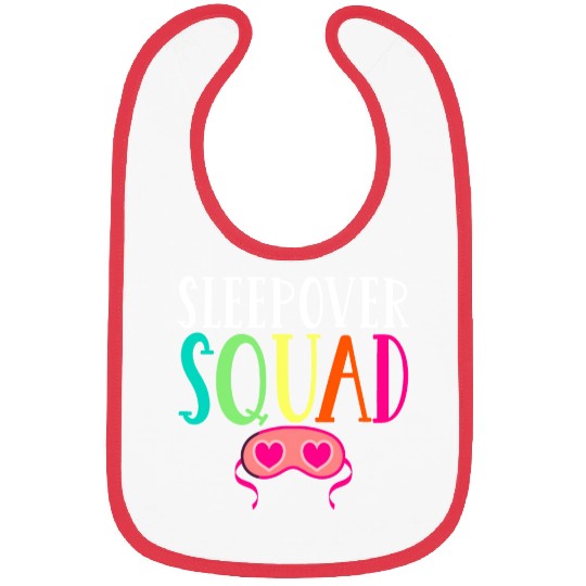 Sleepover Squad Bibs