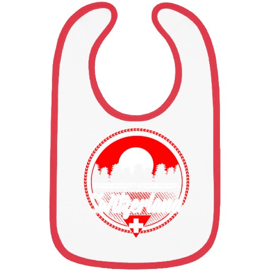 Switzerland Mountains State Gift Idea Bibs