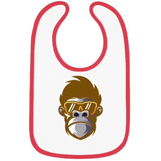monkey face Bibs