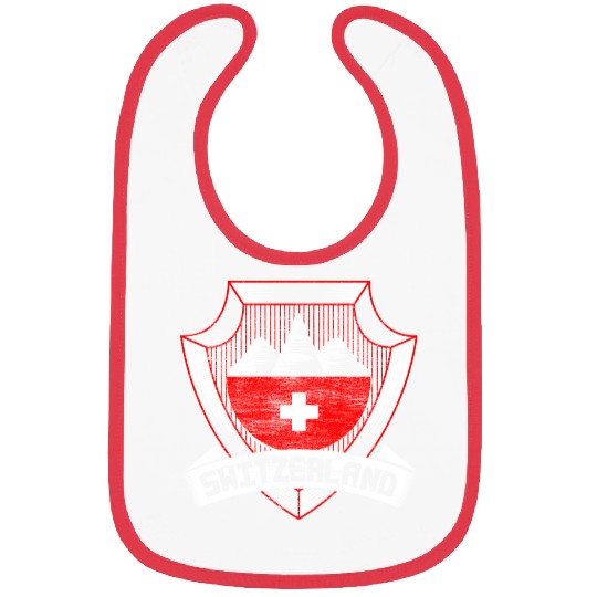 Switzerland Neutrality Flag Bibs