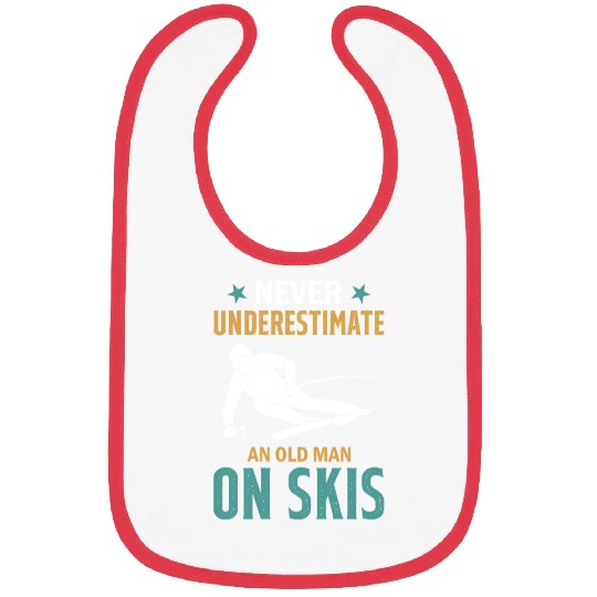 Ski Winter Skiing - Never Underestimate An Old Man Bibs
