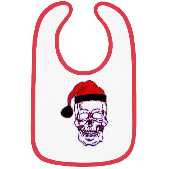 Christmas Skull Bibs