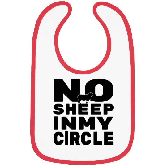 No Sheep in my Circle Bibs