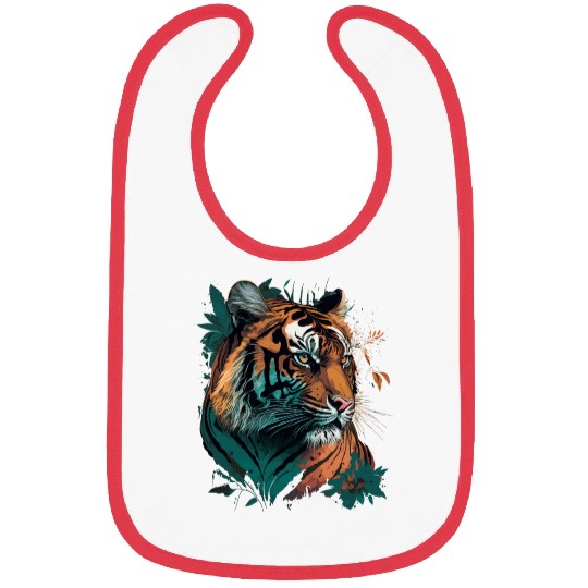 Tiger Face Bibs
