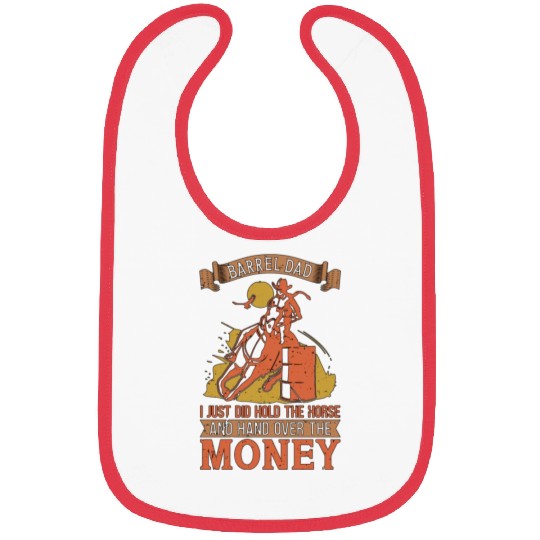 Horse Racing Barrel Dad I Just Country Horse Racer Bibs