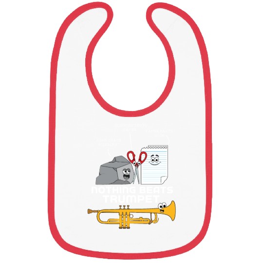 Rock Paper Siccor Nothing Beats Trumpet Bibs