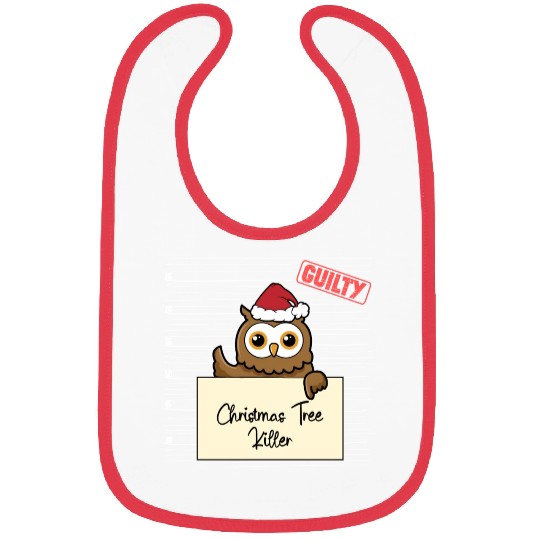 Owl christmas funny prison Bibs