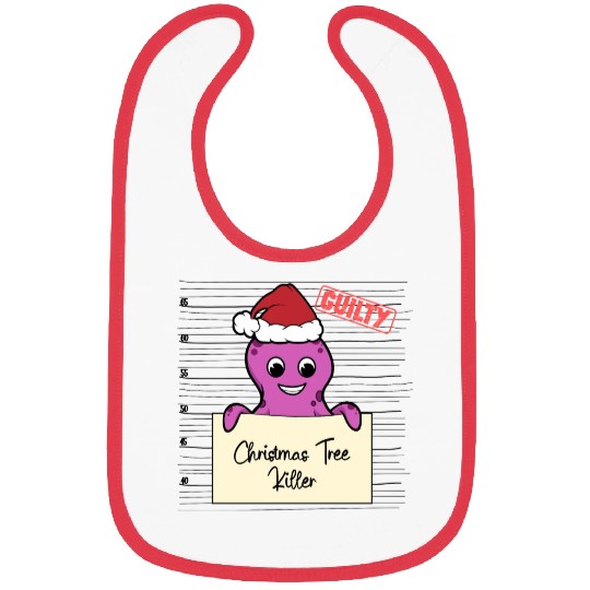 Octopus christmas funny prison Bibs