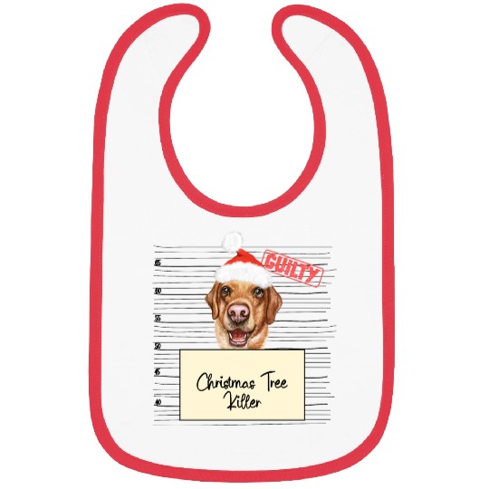 Labrador christmas funny prison Bibs