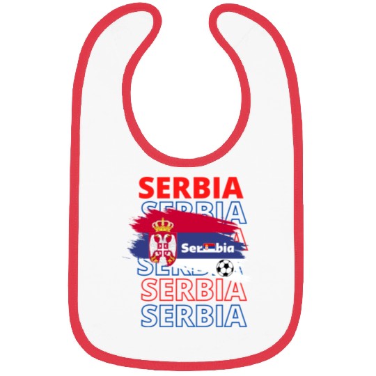World Serbia Soccer Vintage Bibs