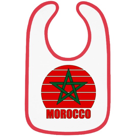 Morocco Flag Bibs